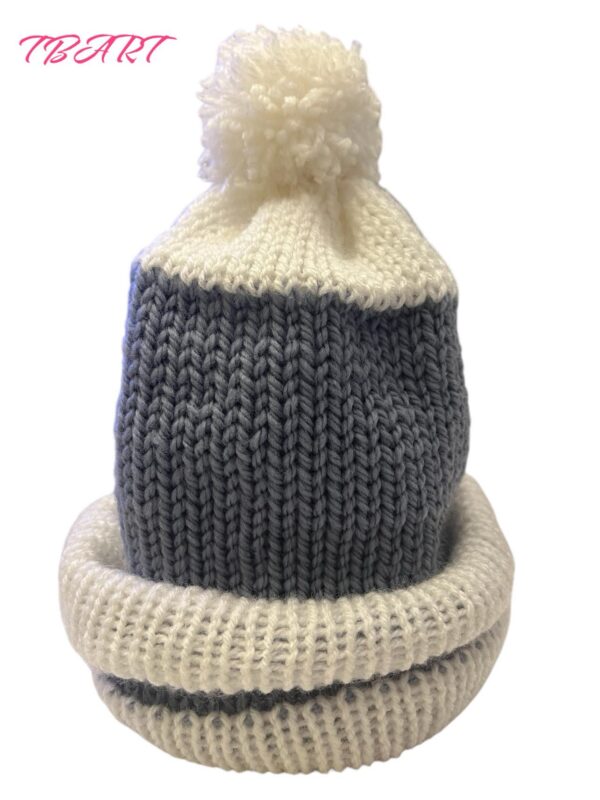 Плетена шапка - Winter chic - Image 4