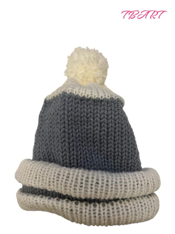 Плетена шапка - Winter chic - Image 2